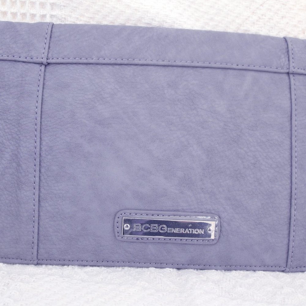 HANDBAG BCB GENERATION, FAUX LEATHER, LILAC CLUTCH